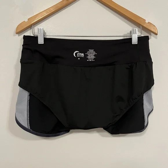 Zyia Active Black Camo 5 Star Running Workout Shorts M - Picture 8 of 12